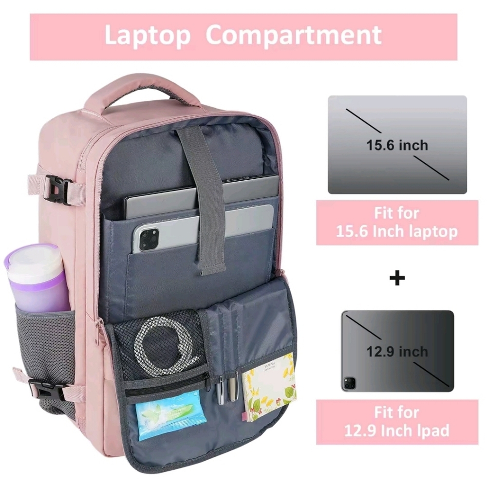 Pink Travel Backpack 🎒